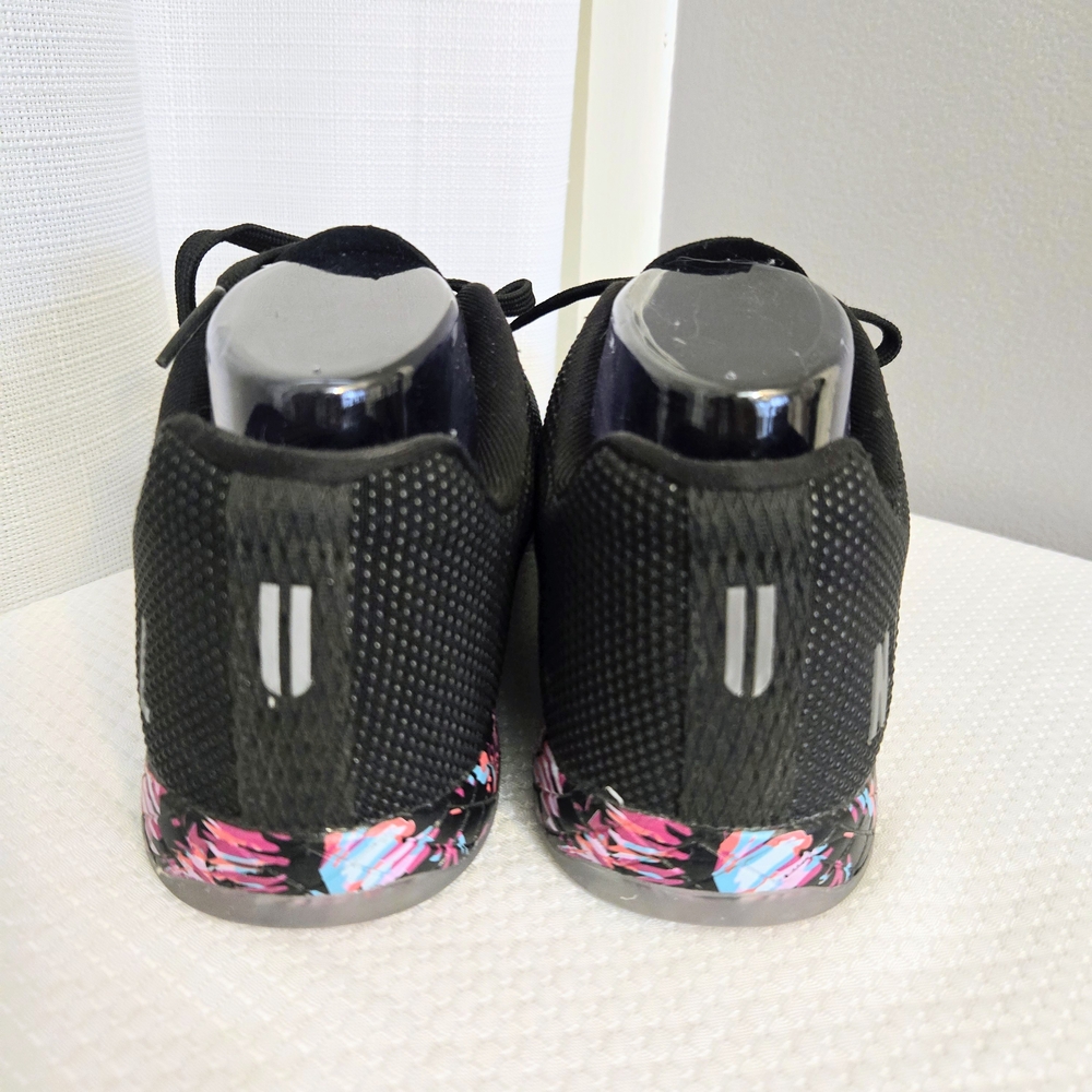 NoBull Midnight Palm Shoes Wm Sz 9.5 Sneakers Cross Trainers Black Pink Athletic - Picture 3 of 9